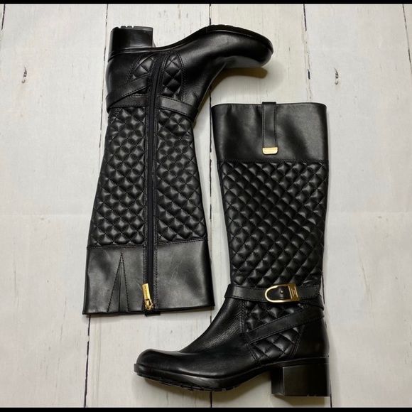 Bandolino quilted wide calf riding boots. NWOT - Picture 5 of 8
